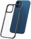 Baseus Shining Apple iPhone 12 Hoesje TPU Transparant Zwart afbeelding 1