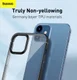 Baseus Shining Apple iPhone 12 Hoesje TPU Transparant Zwart afbeelding 14