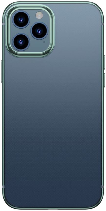 Baseus Shining Apple iPhone 12 Pro Hoesje TPU Transparant Groen afbeelding 3