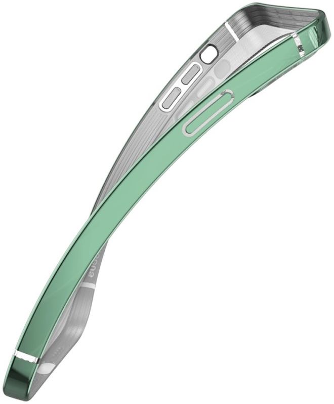 Baseus Shining Apple iPhone 12 Pro Hoesje TPU Transparant Groen afbeelding 5