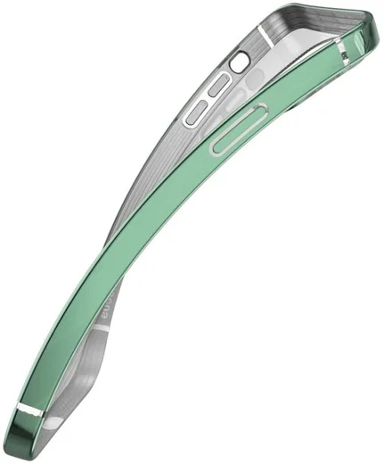 Baseus Shining Apple iPhone 12 Pro Hoesje TPU Transparant Groen afbeelding 5