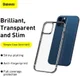 Baseus Shining Apple iPhone 12 Pro Hoesje TPU Transparant Grijs afbeelding 6
