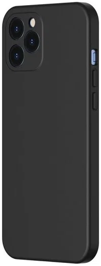 Baseus Liquid Apple iPhone 12 Pro Siliconen Hoesje Zwart afbeelding 2