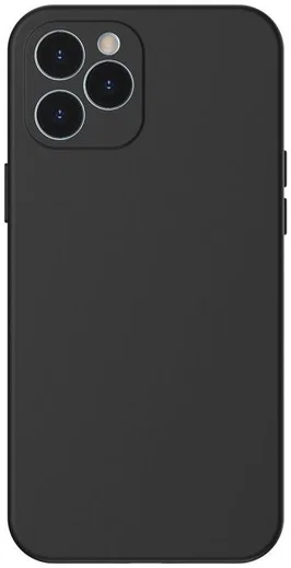 Baseus Liquid Apple iPhone 12 Pro Siliconen Hoesje Zwart afbeelding 1