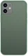 Baseus Frosted Glass Apple iPhone 12 Mini Hoesje TPU Matte Groen afbeelding 1