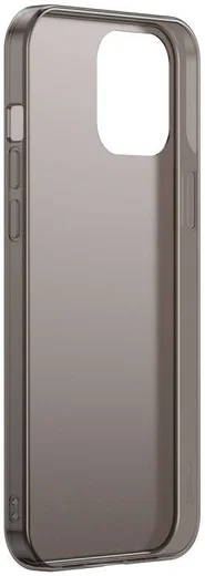 Baseus Frosted Glass Apple iPhone 12 Pro Max Hoesje TPU Matte Zwart afbeelding 3
