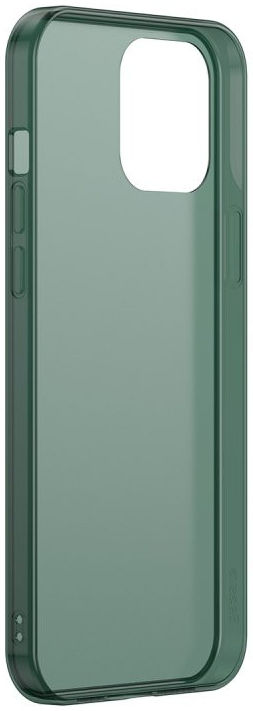 Baseus Frosted Glass Apple iPhone 12 Pro Max Hoesje TPU Matte Groen afbeelding 3