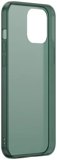Baseus Frosted Glass Apple iPhone 12 Pro Max Hoesje TPU Matte Groen afbeelding 3