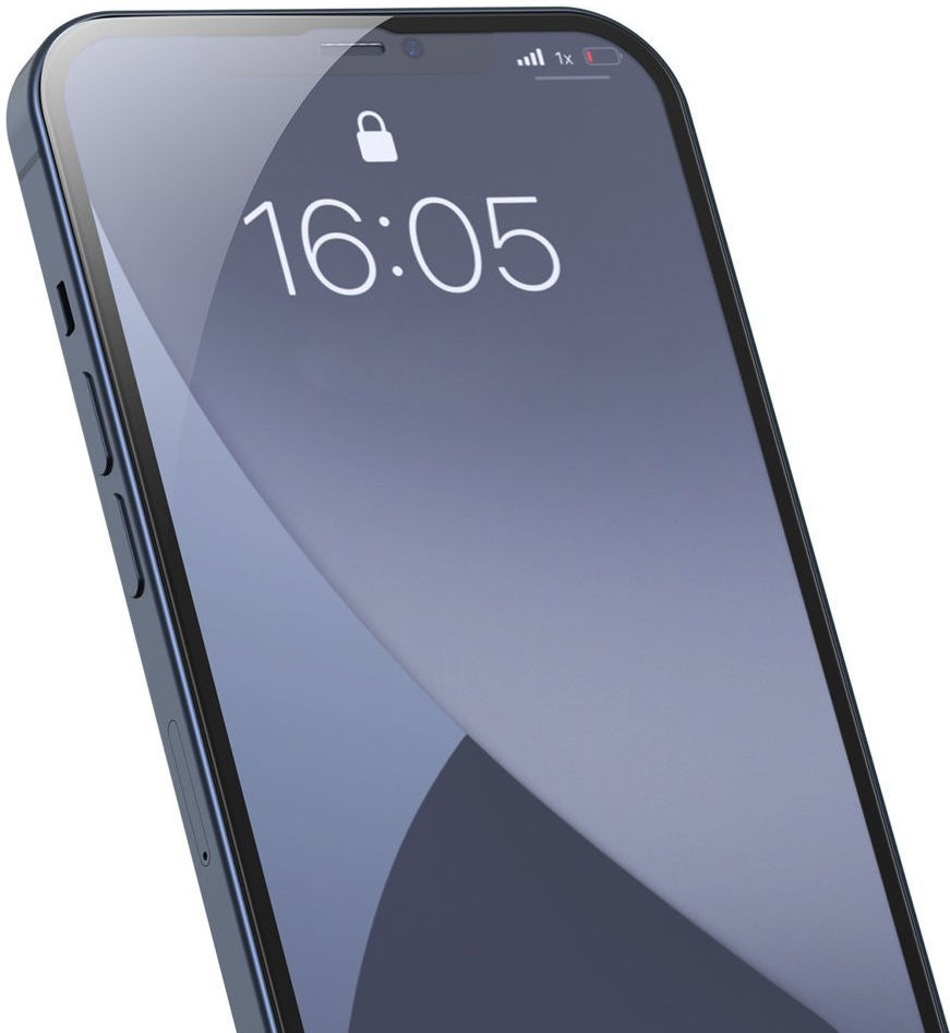 Baseus Curved Volledig Dekkende Tempered Glass iPhone 12 / 12 Pro afbeelding 6