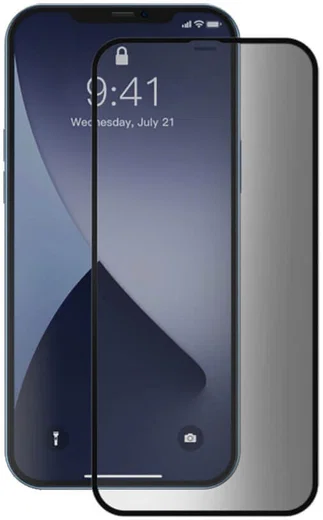 Baseus Full Screen Privacy Tempered Glass Apple iPhone 12 Mini afbeelding 1