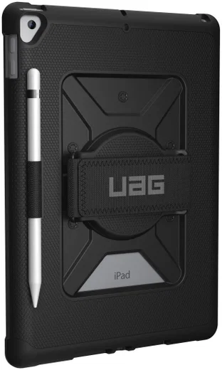 UAG Metropolis iPad 10.2 (2019 / 2020 / 2021) Hoes met Handstrap Zwart afbeelding 2