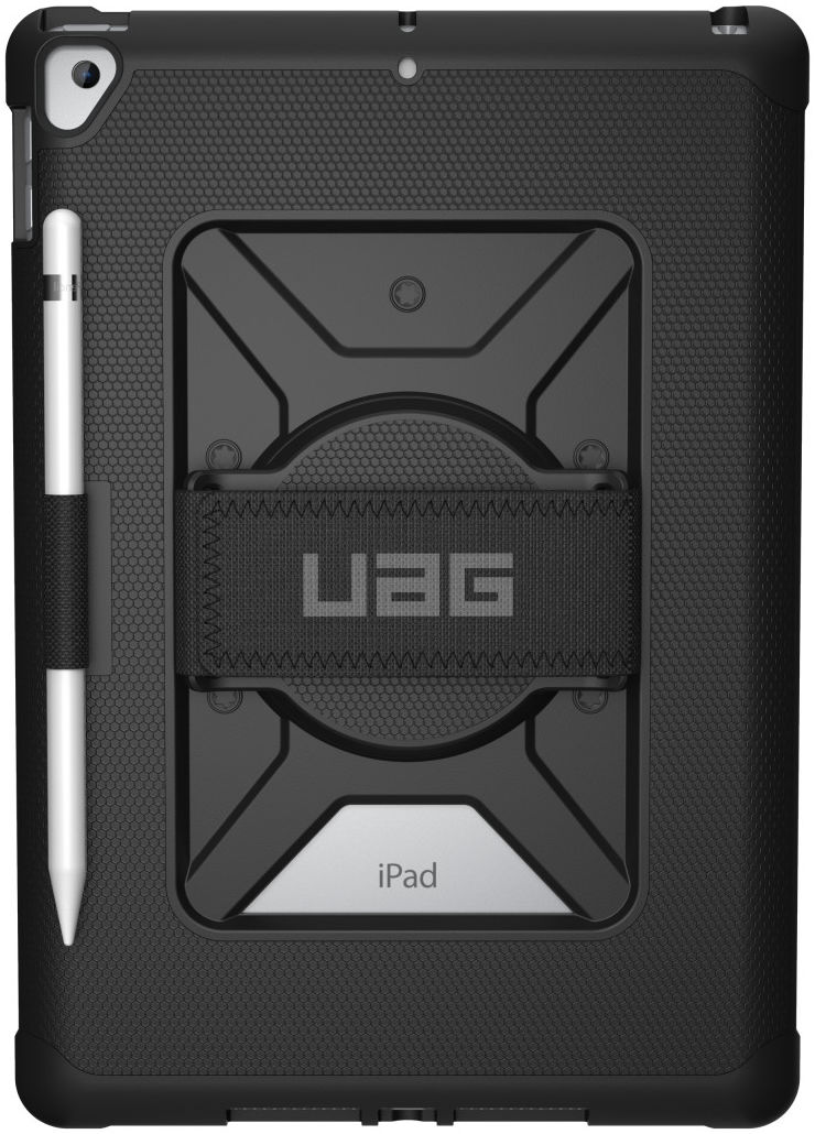 UAG Metropolis iPad 10.2 (2019 / 2020 / 2021) Hoes met Handstrap Zwart afbeelding 3