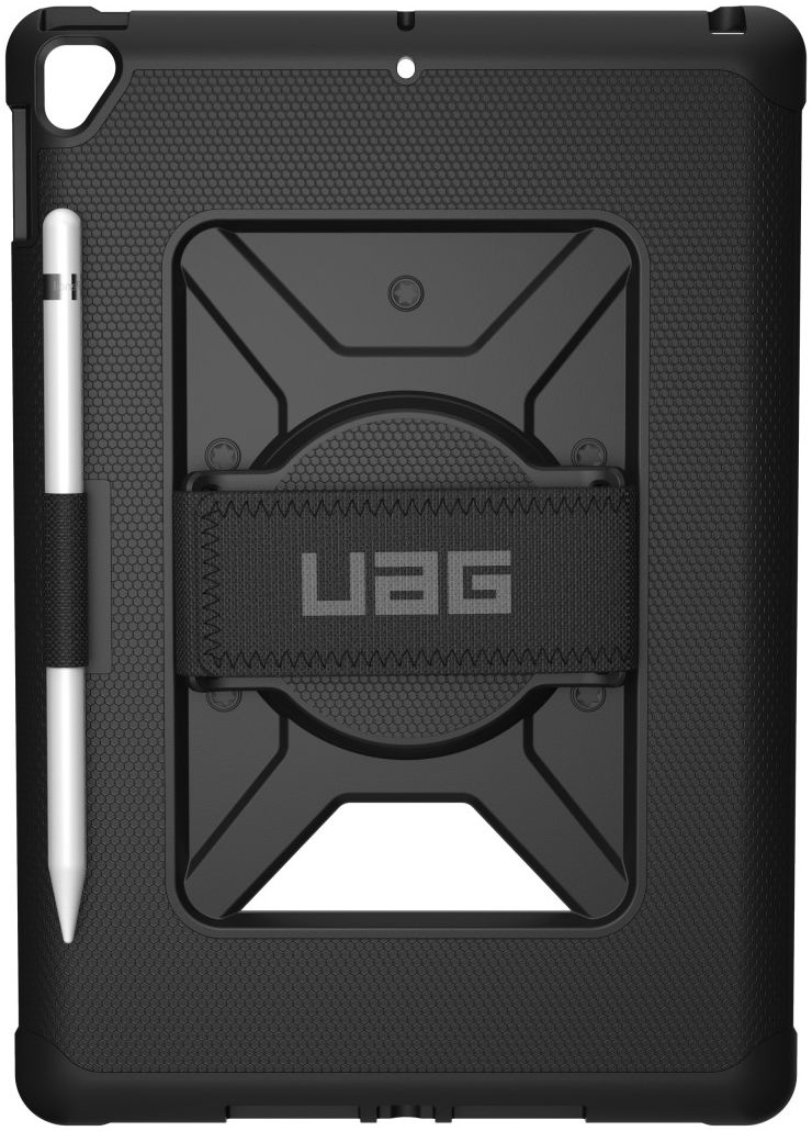 UAG Metropolis iPad 10.2 (2019 / 2020 / 2021) Hoes met Handstrap Zwart afbeelding 7
