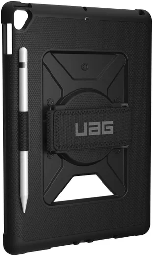 UAG Metropolis iPad 10.2 (2019 / 2020 / 2021) Hoes met Handstrap Zwart afbeelding 9