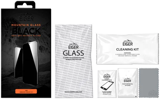 Eiger Samsung Galaxy A71 Privacy Glass Case Friendly Screen Protector afbeelding 5