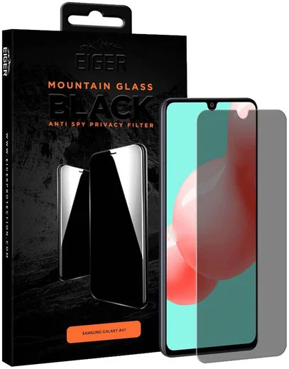 Eiger Samsung Galaxy A41 Privacy Glass Screen Protector Plat afbeelding 1