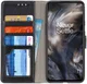 OnePlus Nord Litchi Vintage Wallet Hoesje Zwart afbeelding 1