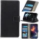 OnePlus Nord Litchi Vintage Wallet Hoesje Zwart afbeelding 4