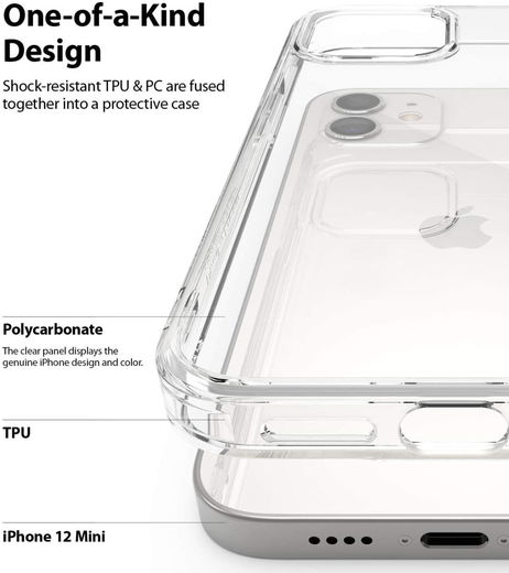 Ringke Fusion Apple iPhone 12 Mini Hoesje Transparant afbeelding 5