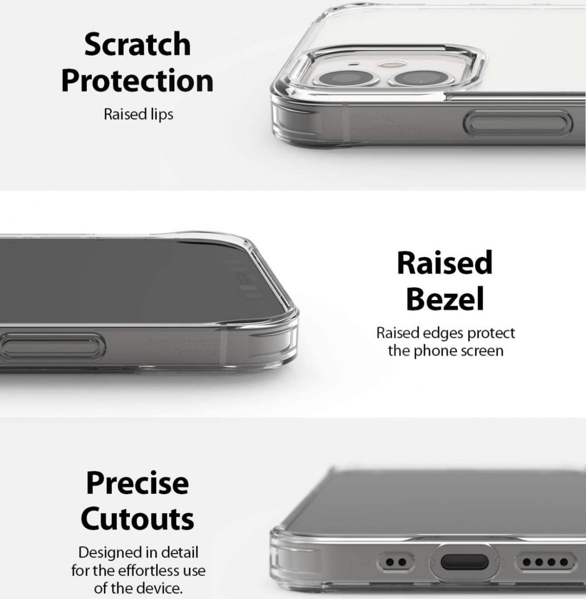 Ringke Fusion Apple iPhone 12 Mini Hoesje Transparant afbeelding 7
