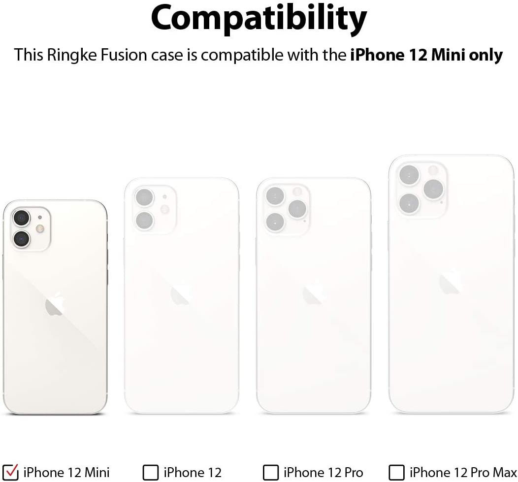 Ringke Fusion Apple iPhone 12 Mini Hoesje Transparant afbeelding 11