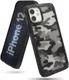 Ringke Fusion X Apple iPhone 12 Mini Hoesje Camo Zwart afbeelding 2
