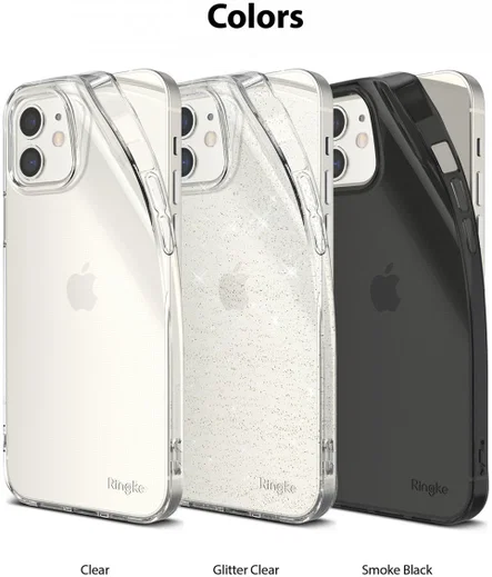 Ringke Air Apple iPhone 12 Mini Hoesje Flexibel TPU Glitter Clear afbeelding 14