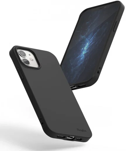 Ringke Air S Apple iPhone 12 Mini Hoesje Flexibel TPU Zwart afbeelding 1