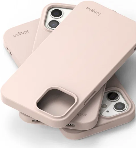 Ringke Air S Apple iPhone 12 Mini Hoesje Flexibel TPU Roze afbeelding 2