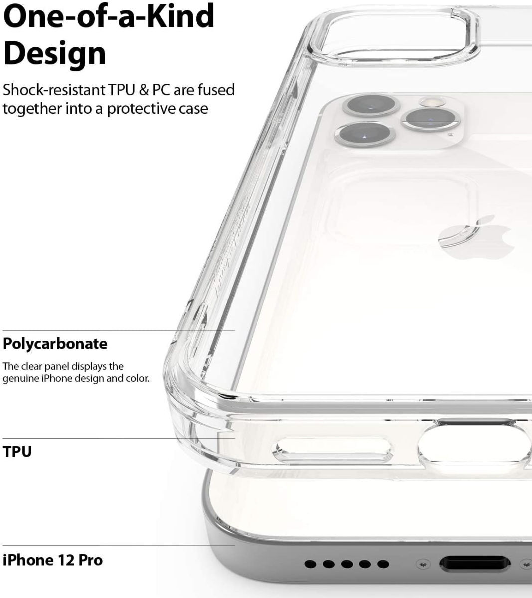 Ringke Fusion Apple iPhone 12 / 12 Pro Hoesje Transparant afbeelding 8
