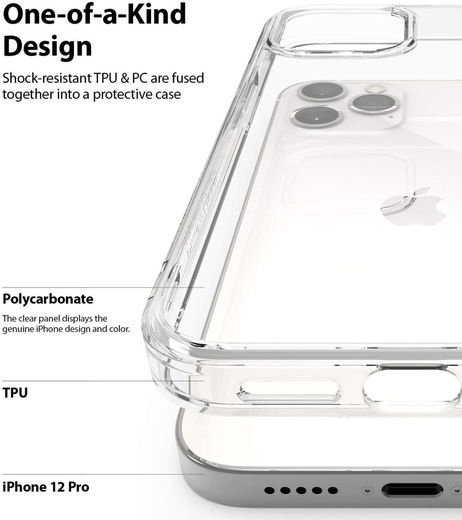 Ringke Fusion Apple iPhone 12 / 12 Pro Hoesje Transparant afbeelding 8