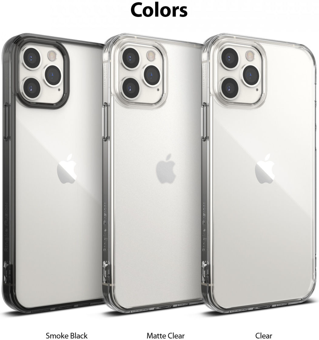 Ringke Fusion Apple iPhone 12 / 12 Pro Hoesje Matte Transparant afbeelding 11