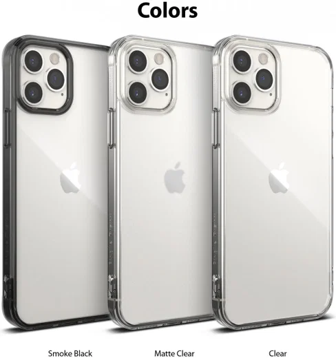 Ringke Fusion Apple iPhone 12 / 12 Pro Hoesje Matte Transparant afbeelding 11