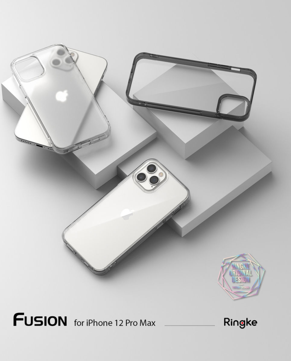 Ringke Fusion Apple iPhone 12 / 12 Pro Hoesje Matte Transparant afbeelding 3