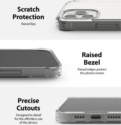 Ringke Fusion Apple iPhone 12 / 12 Pro Hoesje Matte Transparant afbeelding 7