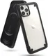 Ringke Fusion X Apple iPhone 12 / 12 Pro Hoesje Transparant Zwart afbeelding 1