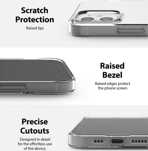 Ringke Air Apple iPhone 12 / 12 Pro Hoesje Flexibel TPU Transparant afbeelding 14