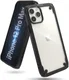 Ringke Fusion X Apple iPhone 12 Pro Max Hoesje Transparant/Zwart afbeelding 1