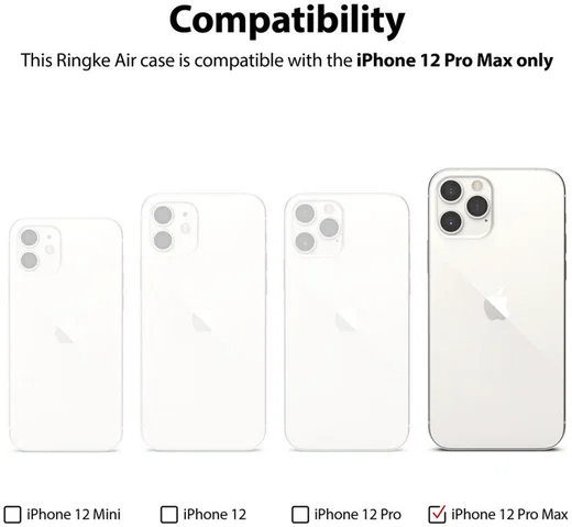 Ringke Air Apple iPhone 12 Pro Max Hoesje Transparant afbeelding 6