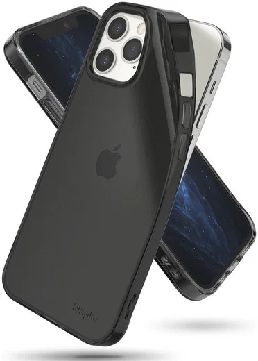 Ringke Air Apple iPhone 12 Pro Max Hoesje Transparant Zwart afbeelding 1