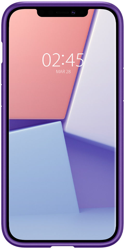 Spigen Crystal Hybrid Apple iPhone 12 Pro Max Hoesje Transparant/Paars afbeelding 5