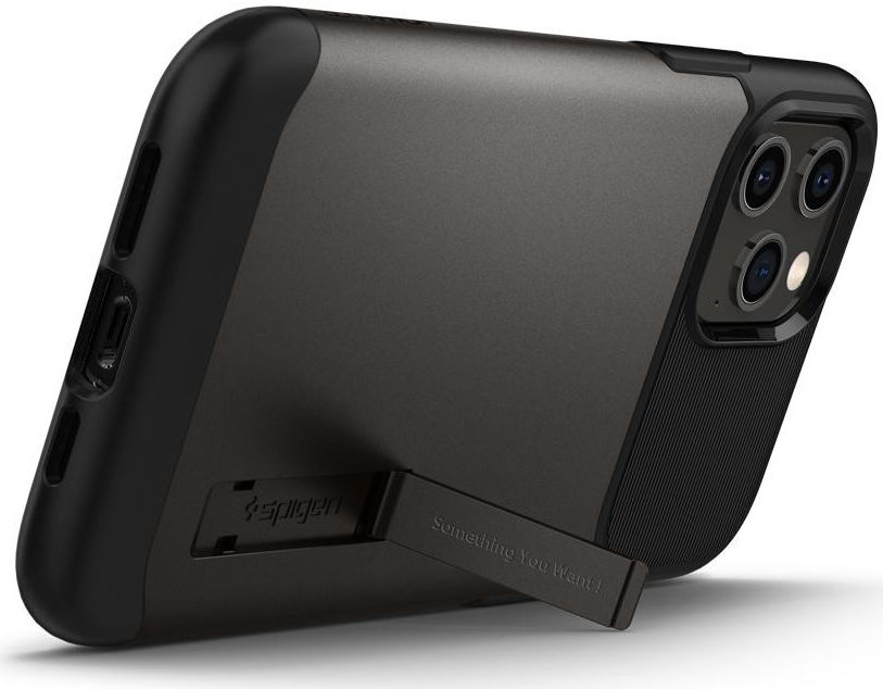 Spigen Slim Armor Apple iPhone 12 Pro Max Hoesje Gunmetal afbeelding 2