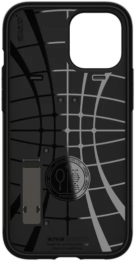 Spigen Slim Armor Apple iPhone 12 Pro Max Hoesje Gunmetal afbeelding 6