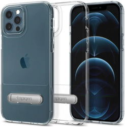 Spigen Slim Armor Apple iPhone 12 Pro Max Hoesje Transparant afbeelding