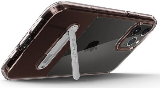 Spigen Slim Armor Apple iPhone 12 Pro Max Hoesje Roze Transparant afbeelding 2