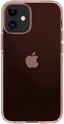 Spigen Crystal Flex Apple iPhone 12 / 12 Pro Hoesje Transparant/Roze afbeelding 4