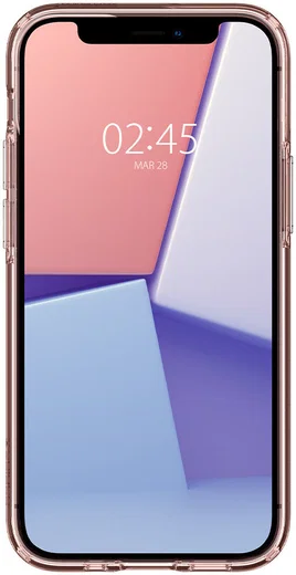 Spigen Crystal Flex Apple iPhone 12 / 12 Pro Hoesje Transparant/Roze afbeelding 5