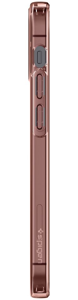 Spigen Crystal Flex Apple iPhone 12 / 12 Pro Hoesje Transparant/Roze afbeelding 6
