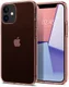 Spigen Crystal Flex Apple iPhone 12 / 12 Pro Hoesje Transparant/Roze afbeelding 1