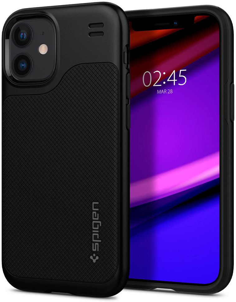 Spigen Hybrid NX Apple iPhone 12 / 12 Pro Hoesje Zwart afbeelding 1